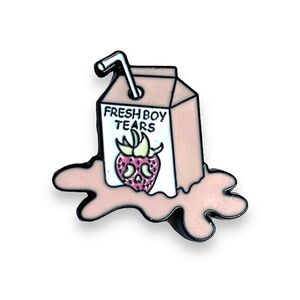 (3/$15) Fresh Boy Tears Enamel Pin